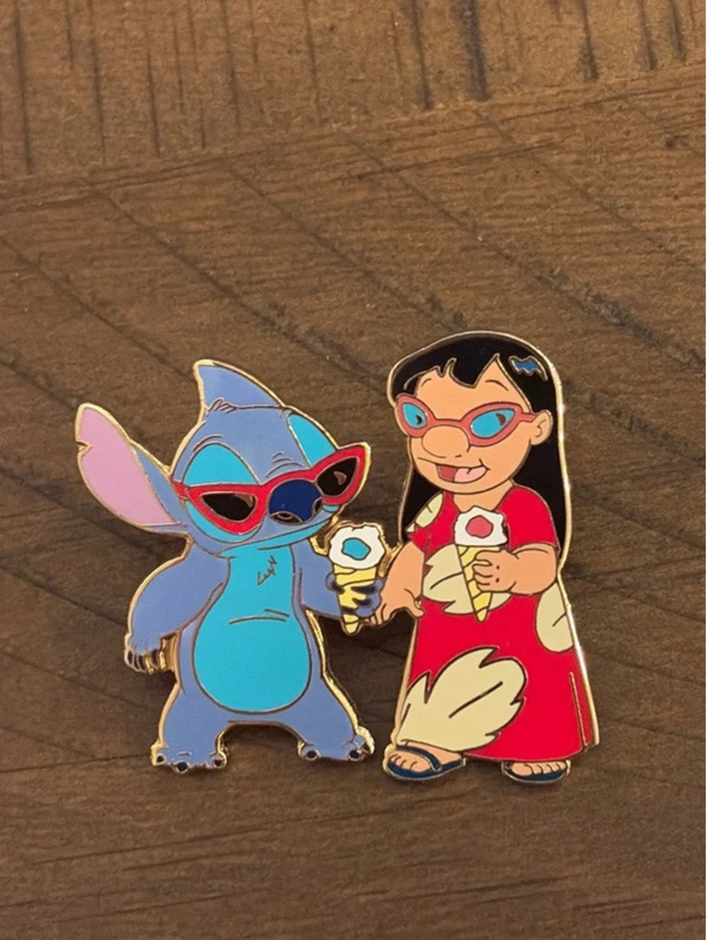 Disney 2003 Lilo & Stitch Shaved Ice Sunglasses Stitch Sundays Pin #24045